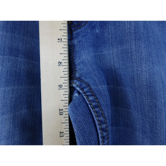 Vtg Levi's Boy's 505 Straight Leg Denim Jeans, Regular Husky Youth Pants 12 Slim - Picture 7 of 15